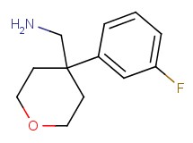 1-[4-(3-fluorophenyl)tetrahydro-2H-pyran-4-yl]methanamine