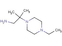 2-(4-ethyl-1-piperazinyl)-2-methyl-1-propanamine