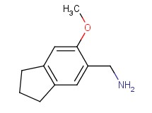 1-(6-methoxy-2,3-dihydro-1H-inden-5-yl)methanamine