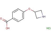 4-(3-azetidinyloxy)benzoic acid hydrochloride 4-(3-azetidinyloxy)benzoic acid hydrochloride