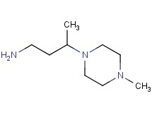3-(4-methyl-1-piperazinyl)-1-butanamine