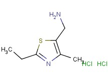 [(2-ethyl-4-methyl-1,3-thiazol-5-yl)methyl]amine dihydrochloride
