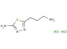 5-(3-aminopropyl)-1,3,4-thiadiazol-2-amine dihydrochloride