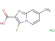 3-fluoro-7-methylimidazo[1,2-a]pyridine-2-carboxylic acid hydrochloride