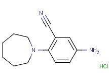 5-amino-2-(1-azepanyl)benzonitrile hydrochloride