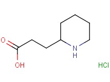 3-(2-piperidinyl)propanoic acid hydrochloride