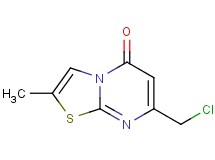 7-(chloromethyl)-2-methyl-5H-[1,3]thiazolo[3,2-a]pyrimidin-5-one