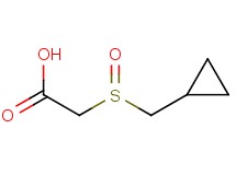 [(cyclopropylmethyl)sulfinyl]acetic acid