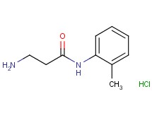 N~1~-(2-methylphenyl)-beta-alaninamide hydrochloride