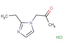 1-(2-ethyl-1H-imidazol-1-yl)acetone hydrochloride
