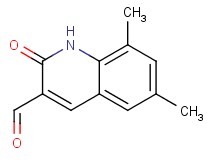 6,8-dimethyl-2-oxo-1,2-dihydro-3-quinolinecarbaldehyde