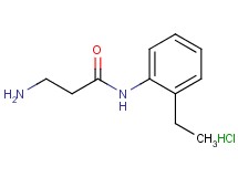 N~1~-(2-ethylphenyl)-beta-alaninamide hydrochloride
