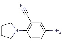 5-amino-2-(1-pyrrolidinyl)benzonitrile