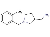 1-[1-(2-methylbenzyl)-3-pyrrolidinyl]methanamine