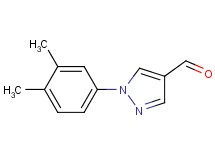 1-(3,4-dimethylphenyl)-1H-pyrazole-4-carbaldehyde 1-(3,4-dimethylphenyl)-1H-pyrazole-4-carbaldehyde