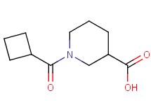 1-(cyclobutylcarbonyl)-3-piperidinecarboxylic acid 1-(cyclobutylcarbonyl)-3-piperidinecarboxylic acid