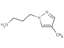 3-(4-methyl-1H-pyrazol-1-yl)-1-propanamine