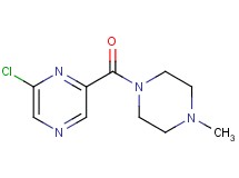 2-chloro-6-[(4-methyl-1-piperazinyl)carbonyl]pyrazine