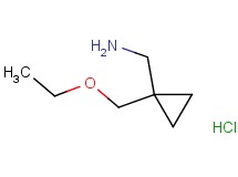 {[1-(ethoxymethyl)cyclopropyl]methyl}amine hydrochloride