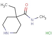 4-ethyl-N-methyl-4-piperidinecarboxamide hydrochloride