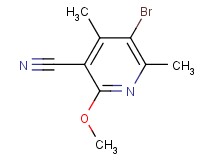 5-bromo-2-methoxy-4,6-dimethylnicotinonitrile