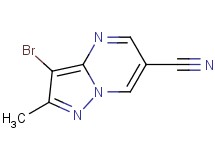 3-bromo-2-methylpyrazolo[1,5-a]pyrimidine-6-carbonitrile