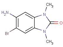 5-amino-6-bromo-1,3-dimethyl-1,3-dihydro-2H-benzimidazol-2-one