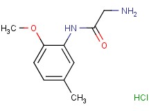N~1~-(2-methoxy-5-methylphenyl)glycinamide hydrochloride