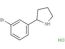 2-(3-bromophenyl)pyrrolidine hydrochloride