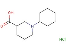 1-cyclohexyl-3-piperidinecarboxylic acid hydrochloride