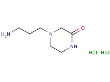 4-(3-aminopropyl)-2-piperazinone dihydrochloride