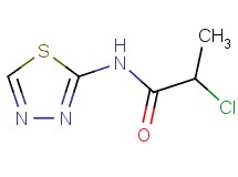 2-chloro-N-1,3,4-thiadiazol-2-ylpropanamide