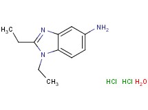 1,2-diethyl-1H-benzimidazol-5-amine dihydrochloride hydrate
