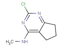 2-chloro-N-methyl-6,7-dihydro-5H-cyclopenta[d]pyrimidin-4-amine
