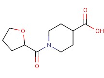 1-(tetrahydro-2-furanylcarbonyl)-4-piperidinecarboxylic acid