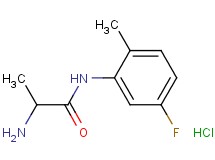 N~1~-(5-fluoro-2-methylphenyl)alaninamide hydrochloride