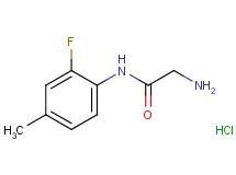 N~1~-(2-fluoro-4-methylphenyl)glycinamide hydrochloride