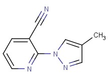2-(4-methyl-1H-pyrazol-1-yl)nicotinonitrile