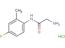N~1~-(4-fluoro-2-methylphenyl)glycinamide hydrochloride