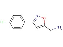 1-[3-(4-chlorophenyl)-5-isoxazolyl]methanamine
