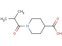 1-isobutyryl-4-piperidinecarboxylic acid