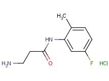 N~1~-(5-fluoro-2-methylphenyl)-beta-alaninamide hydrochloride
