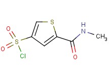 5-[(methylamino)carbonyl]-3-thiophenesulfonyl chloride