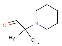 2-methyl-2-(1-piperidinyl)propanal
