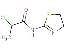 2-chloro-N-(4,5-dihydro-1,3-thiazol-2-yl)propanamide
