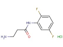 N~1~-(2,5-difluorophenyl)-beta-alaninamide hydrochloride