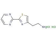 {2-[2-(2-pyrimidinyl)-1,3-thiazol-4-yl]ethyl}amine dihydrochloride