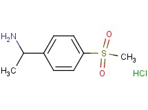 {1-[4-(methylsulfonyl)phenyl]ethyl}amine hydrochloride