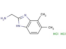 [(4,5-dimethyl-1H-benzimidazol-2-yl)methyl]amine dihydrochloride