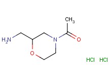[(4-acetyl-2-morpholinyl)methyl]amine dihydrochloride